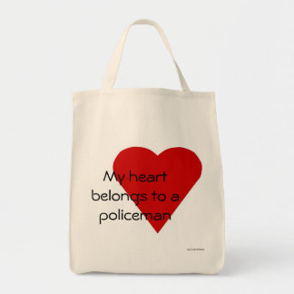 Mijn hart behoort tot een politieagent Bag Tote Bag