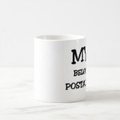 Mijn hart behoort tot een POSTWERKER Koffiemok (Center)