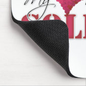 Mijn hart behoort tot een soldaat muismat (Hoek)