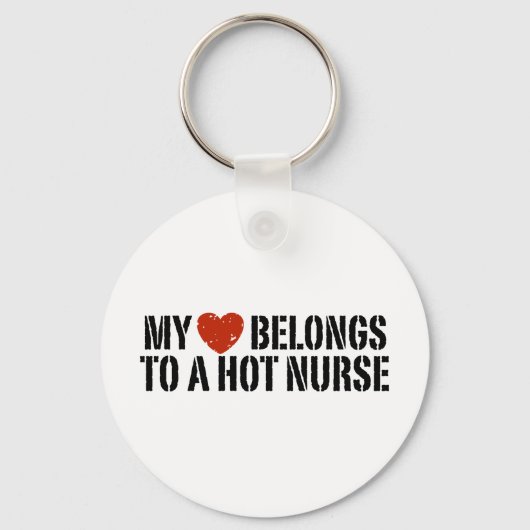 Mijn hart behoort tot een warme zuster sleutelhanger (Voorkant)