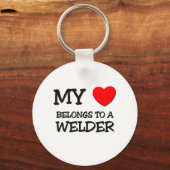 Mijn hart behoort tot een WELDER Sleutelhanger (Voorkant)