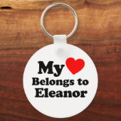 Mijn hart behoort tot Eleanor Sleutelhanger (Voorkant)