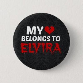 Mijn hart behoort tot Elvira Ronde Button 5,7 Cm