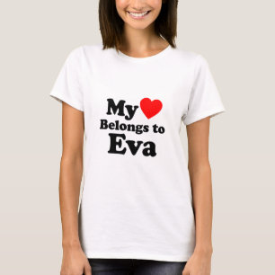 Mijn hart behoort tot Eva T-shirt