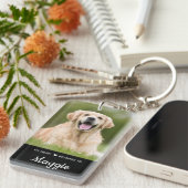 Mijn hart behoort tot gepersonaliseerde foto's van sleutelhanger (Voorkant Rechts)