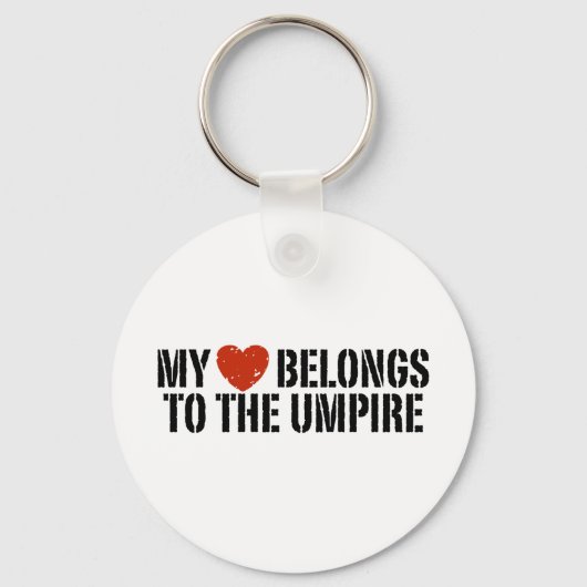 Mijn hart behoort tot het Umpire Sleutelhanger (Voorkant)