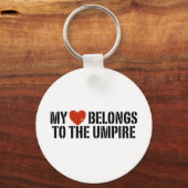 Mijn hart behoort tot het Umpire Sleutelhanger (Voorkant)