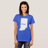 Mijn hart behoort tot Indiana T-shirt (Voorkant volledig)