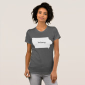 Mijn hart behoort tot Iowa T-shirt (Voorkant volledig)