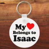 Mijn hart behoort tot Isaac Sleutelhanger (Voorkant)