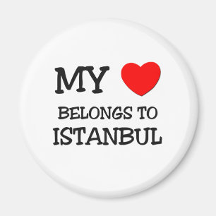 Mijn hart behoort tot ISTANBUL Magneet