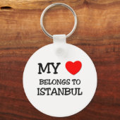 Mijn hart behoort tot ISTANBUL Sleutelhanger (Voorkant)