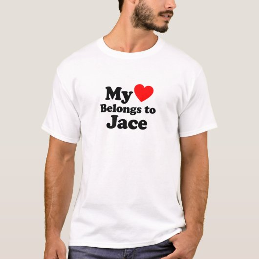 Mijn hart behoort tot Jace T-shirt (Voorkant)