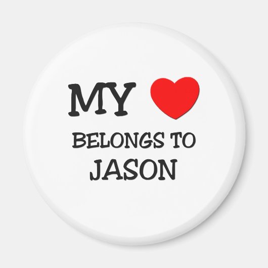 Mijn hart behoort tot Jason Magneet (Voorkant)