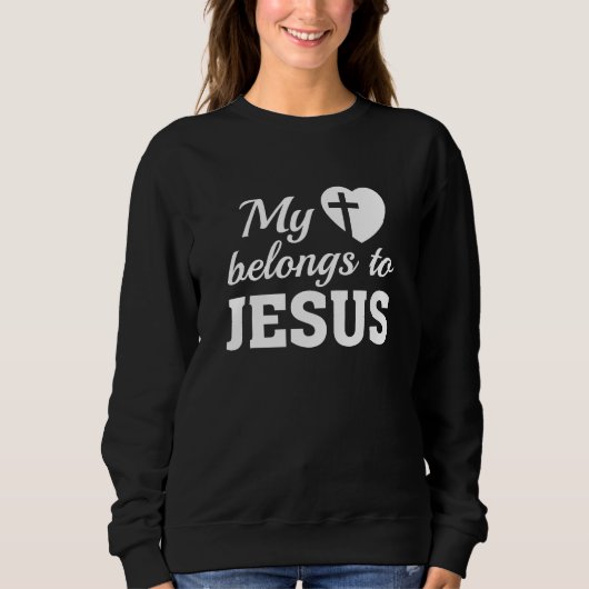Mijn hart behoort tot Jezus Trui (Voorkant)