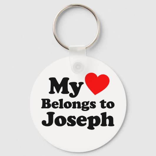 Mijn hart behoort tot Joseph Sleutelhanger (Voorkant)