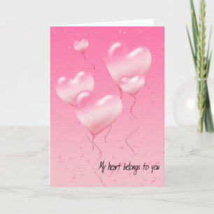 Mijn hart behoort tot jou kaart