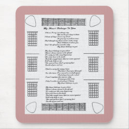 Mijn hart behoort tot jou muismat