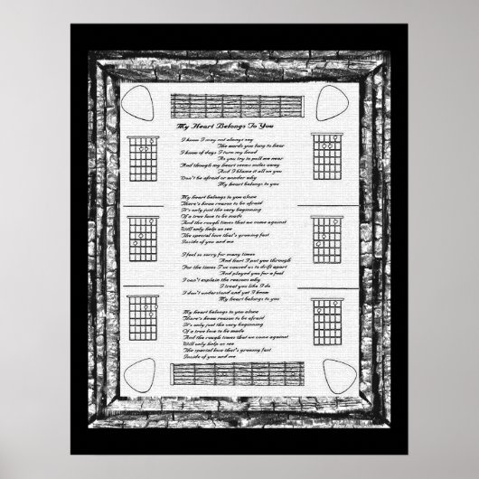 Mijn hart behoort tot jou poster (Voorkant)