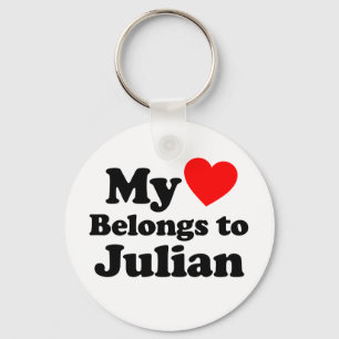 Mijn hart behoort tot Julian Sleutelhanger