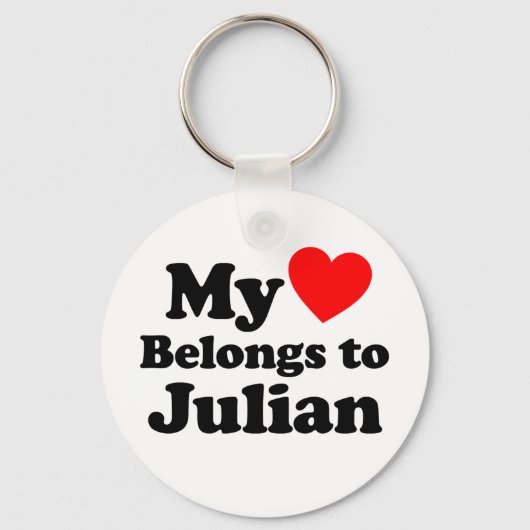 Mijn hart behoort tot Julian Sleutelhanger (Voorkant)