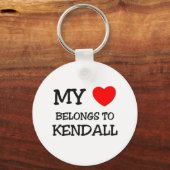 Mijn hart behoort tot KENDALL Sleutelhanger (Voorkant)