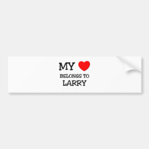 Mijn hart behoort tot Larry Bumpersticker