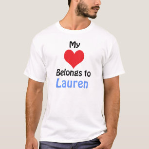 Mijn hart behoort tot Lauren T-shirt