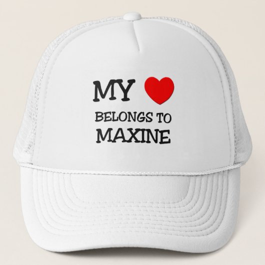 Mijn hart behoort tot MAXINE Trucker Pet (Voorkant)