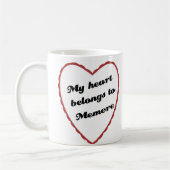 Mijn hart behoort tot Memere Koffiemok (Links)
