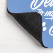 Mijn hart behoort tot mijn hond Valentijn | Mousep Muismat (Hoek)