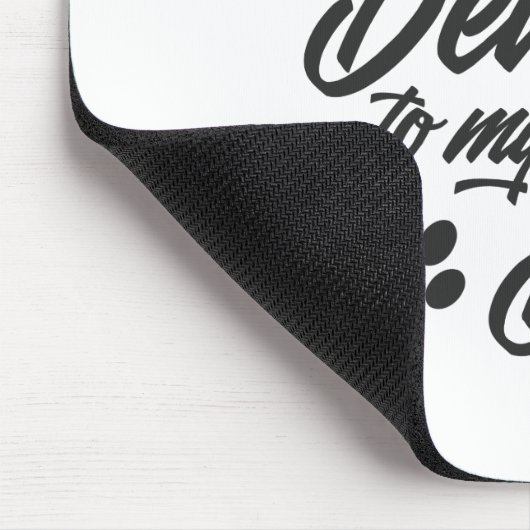 Mijn hart behoort tot mijn hond Valentijn | Mousep Muismat (Hoek)