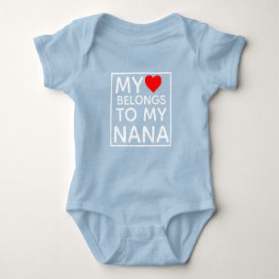 Mijn hart behoort tot mijn Nana Romper