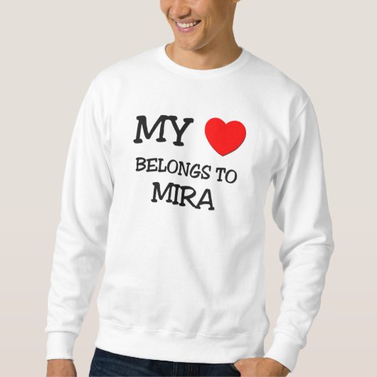Mijn hart behoort tot MIRA Trui (Voorkant)