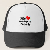Mijn hart behoort tot Noah Trucker Pet (Voorkant)
