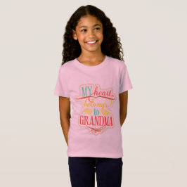 Mijn hart behoort tot oma t-shirt