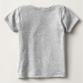 Mijn hart behoort tot opa baby shirt (Achterkant)