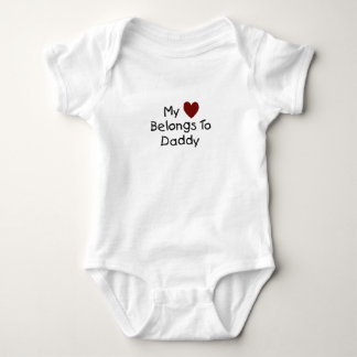 Mijn hart behoort tot papa Bodysuit