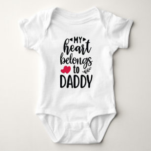 Mijn hart behoort tot papa romper