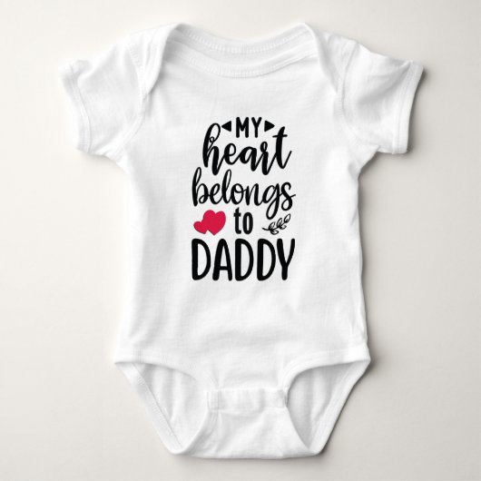 Mijn hart behoort tot papa romper (Voorkant)