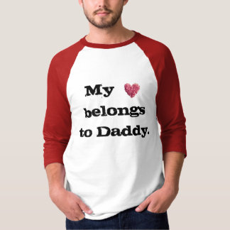 Mijn hart behoort tot papa t-shirt