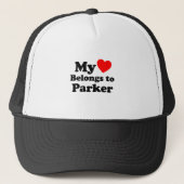 Mijn hart behoort tot Parker Trucker Pet (Voorkant)