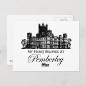 Mijn hart behoort tot Pemberley Briefkaart (Voorkant / Achterkant)