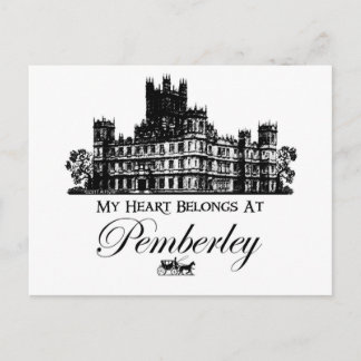 Mijn hart behoort tot Pemberley Briefkaart