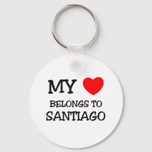 Mijn hart behoort tot SANTIAGO Sleutelhanger