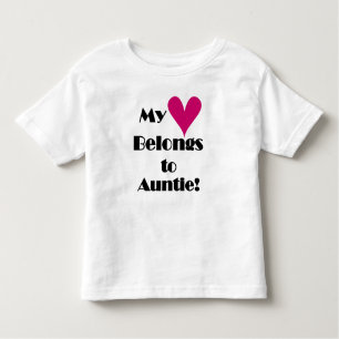 Mijn Hart behoort tot Tante Kinder Shirts