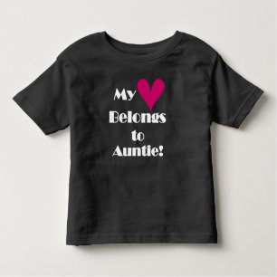 Mijn Hart behoort tot Tante Kinder Shirts