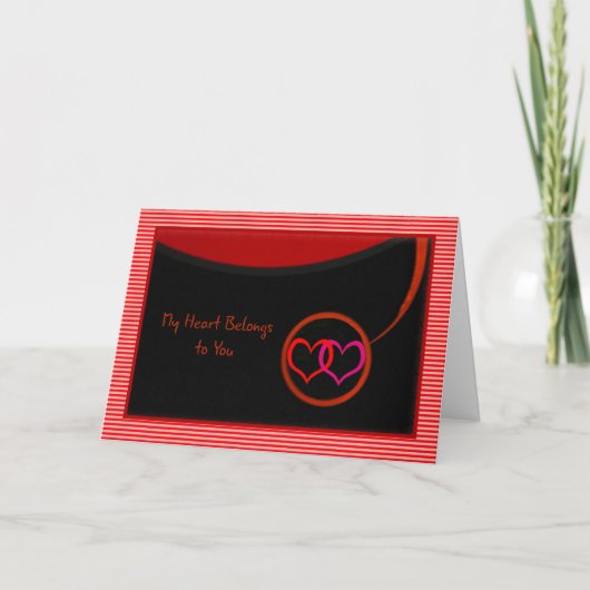 Mijn hart behoort tot U Valentijnse Kaart (Voorkant)