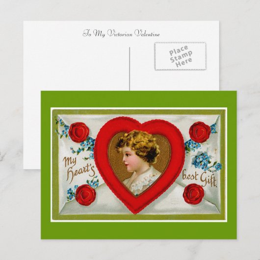 Mijn hart Beste cadeau Feestdagenkaart (Voorkant / Achterkant)