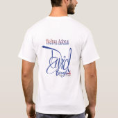 Mijn hart blijft in New Mexico [of Israël] T-shirt (Achterkant)